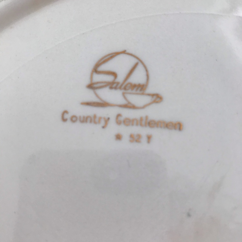 Vintage plate - country gentleman by Salem - Picture 7 of 10